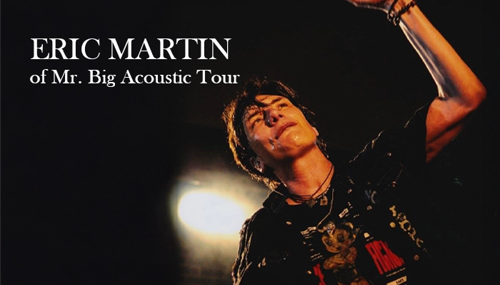 ERIC MARTIN of Mr. Big Acoustic Tour